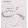 XY 2646 Stainless Steel Bracelets Jewellery Woman Metal Snake Chain Waterproof Simple Classic Couple Gift New