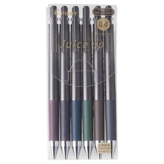Bolígrafo de gel Pilot Juice Up 0,4 Classic Glossy Color 6 colores LJP120S46CCG