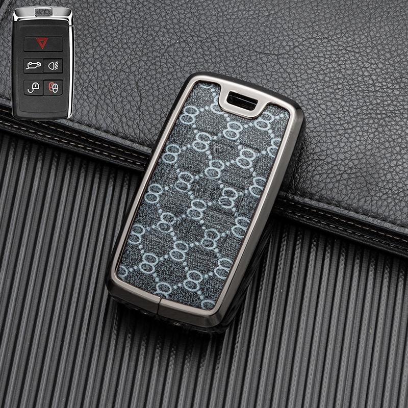 Compatible Key Case for Land Rover Models: Range Rover Evoque, Defender, Sport, Velar, and Discovery New Energy.