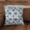 2D Pastel Star Print Decorative Throw Pillow Covers** Pattern Cushion Cover Suitable For Sofa Bedroom Car Pillow Cover