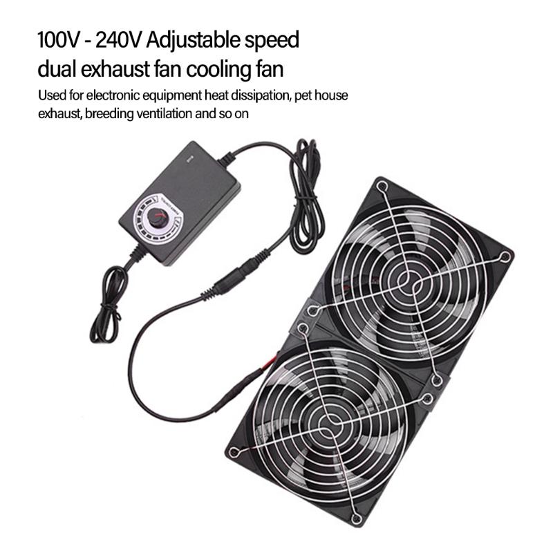 2750RPM 120MM Large Air Volumes 100-240V Mining Machine Workstation Cabinet Server Case Cooling System Fan