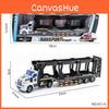 Double Decker Trailer Container Truck Engineering Vehicle Model Children Toy For Kids Play And Development