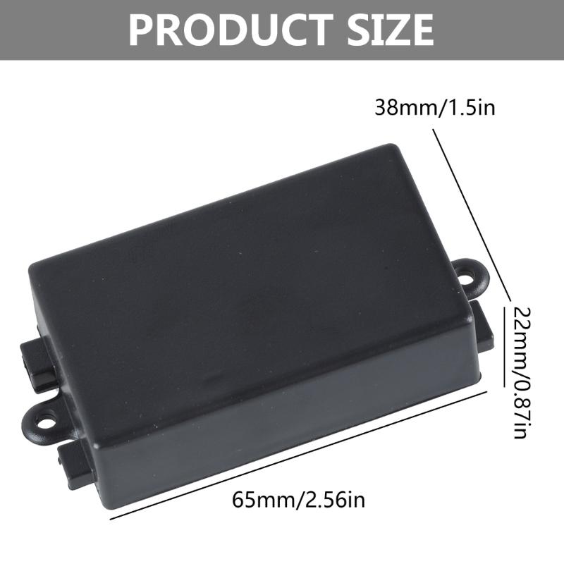 Waterproof Junction Box Plastic Power Enclosure Rectangle Electronic Project Case DIY Electronic Enclosure Box Durable