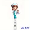 Cute Nurse with Coffee Retractable Badge Scroll Holder  Medical ID Card Holder for Nurses, Doctors and Medical Students with  Identity Accessories