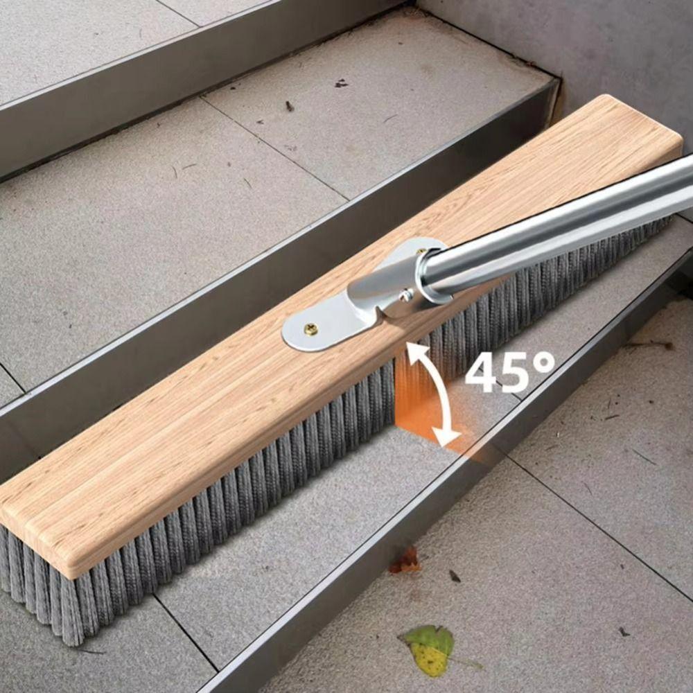Stainless Steel Wire Broom Brush Rust-Proof Weed Moss Remover Floor Scrubbing Brush Patio Surface