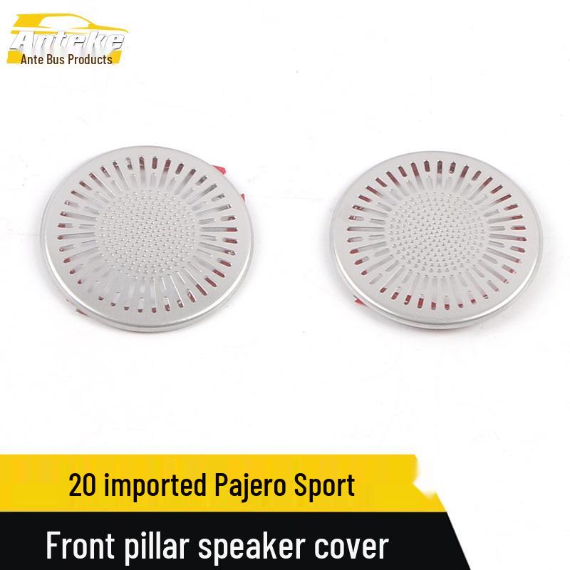Stainless Steel Front Pillar Speaker Cover for 20 Models of Pajero Sport