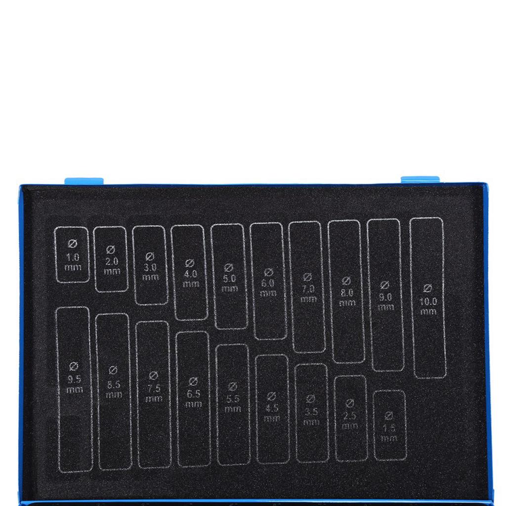 170pcs HSS Engineering Drill Set 1   10mm Precision 4241 High Speed Steel with Case