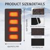 Heated Seat Cushion 3 Settings Electric Portable Cordless USB Heated Cushion Bleacher Pad For Home Office Outdoor Camping Hiking