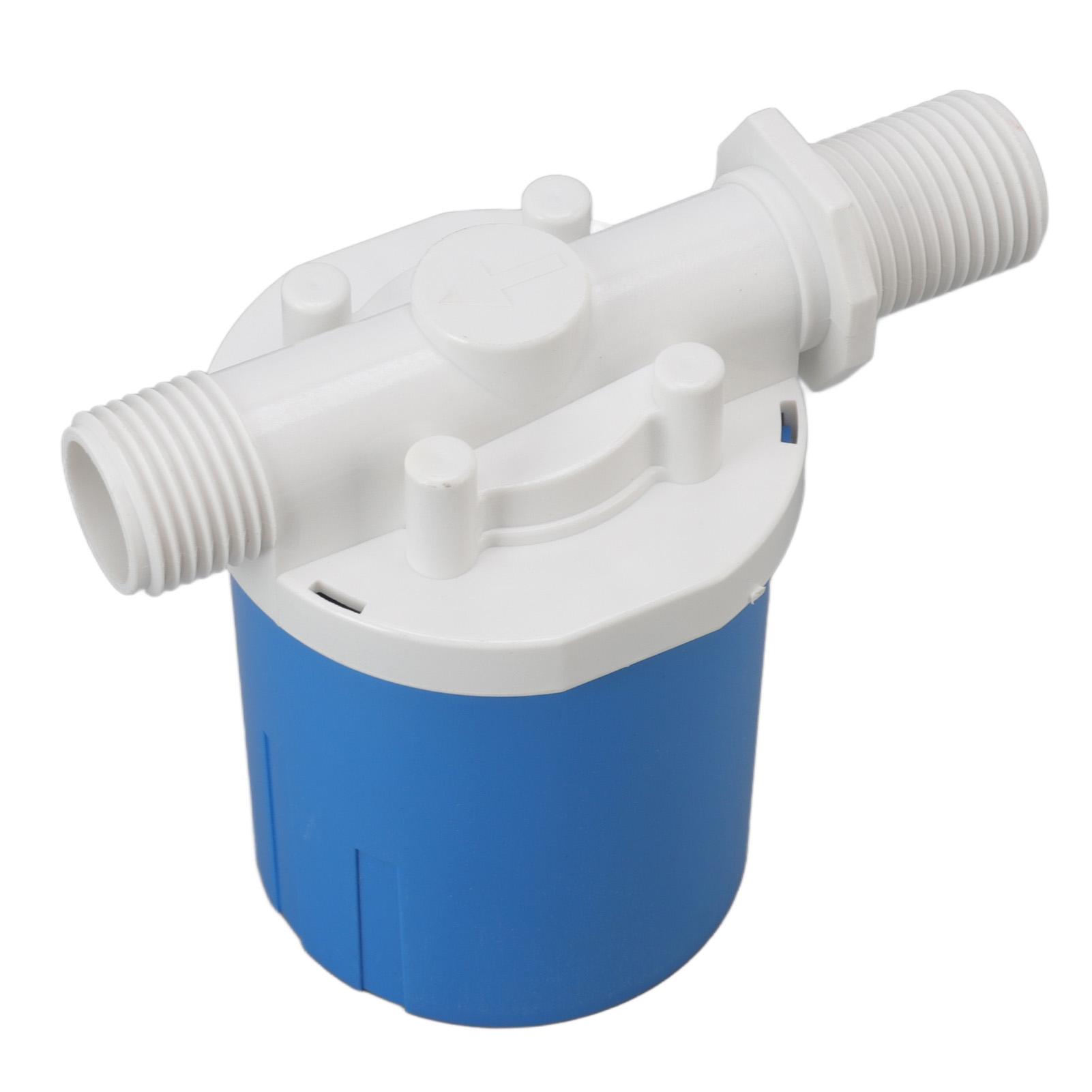 Robinet cu flotor automat din plastic compact, etanș, cu control intern al nivelului apei pentru rezervor de apă Four-point internal side water inlet white