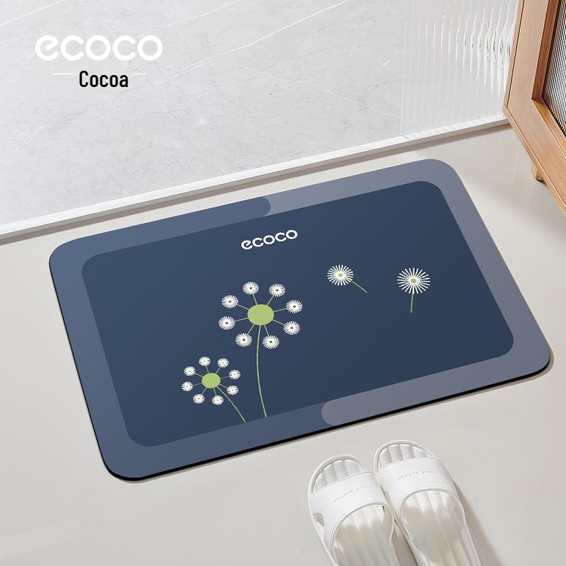 

TEMU Quick-Dry Non-Slip Bathroom Mat - Soft, Water-Absorbent Floor Mat for Toilet and Entrance. 40x60 cm