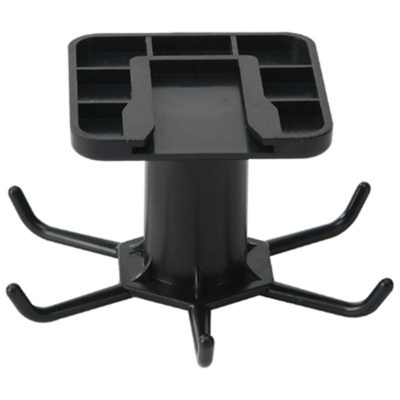 1 Pcs 360 Degrees Rotated Kitchen Hooks Self Adhesive 6 Hooks Home Wall Door Hook Handbag Clothes Ties Bag Hanger Hanging Rack WBL