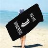 Personalized "Juventus FC Logo Art" Beach Towel Microfiber Beach Towel Thin Absorbent for Beach Swimming Yoga Bath Sports. 0910121