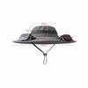 UPF50 Solar Fan Hat Anti-UV Fan Wide Brim Hat Dual Power Fan Fisherman Hat  Fishing