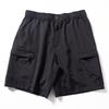 Parka Shorts Men's Summer Thin Quick-Drying Outdoor Leisure All-Match Middle Pants Fashion Brand Trend Straight-leg Loose Fifth Pants