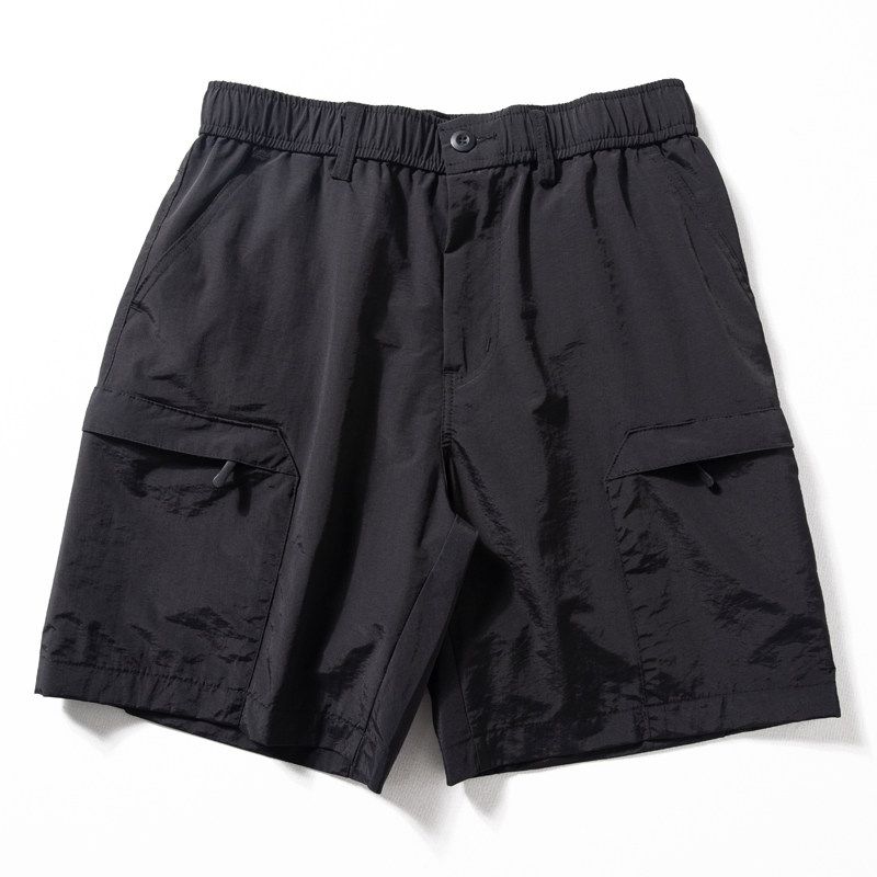 Parka Shorts Men's Summer Thin Quick-Drying Outdoor Leisure All-Match Middle Pants Fashion Brand Trend Straight-leg Loose Fifth Pants