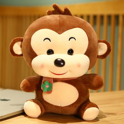 Boneca Máquina de Arremessar e Pegar Casamento Boneca Macaquinho Pequeno Almofada de Pelúcia Cachecol Macaco Presente de Aniversário Infantil