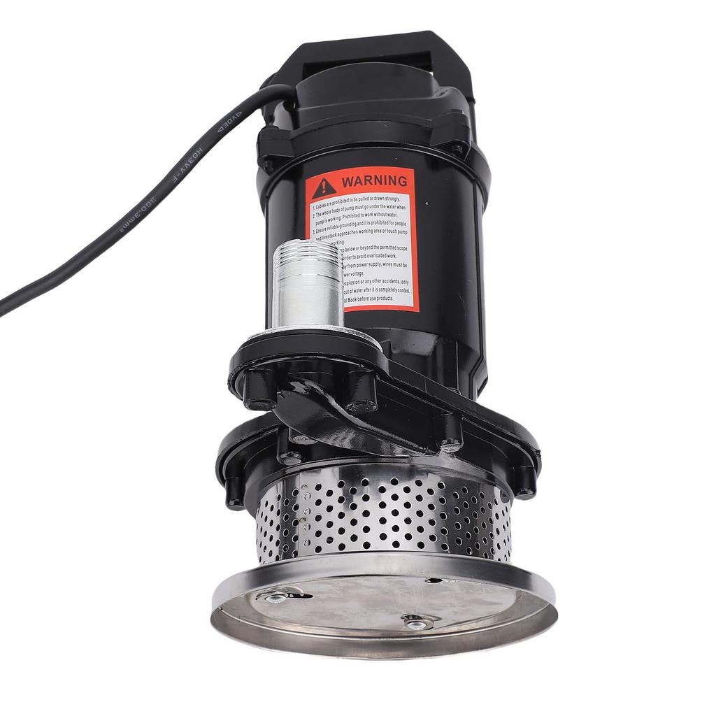 1 2HP Submersible Sump Pump 6000GPH High Efficiency High Lift Submersible Clean Water Pump for Home Farm Factory US Plug