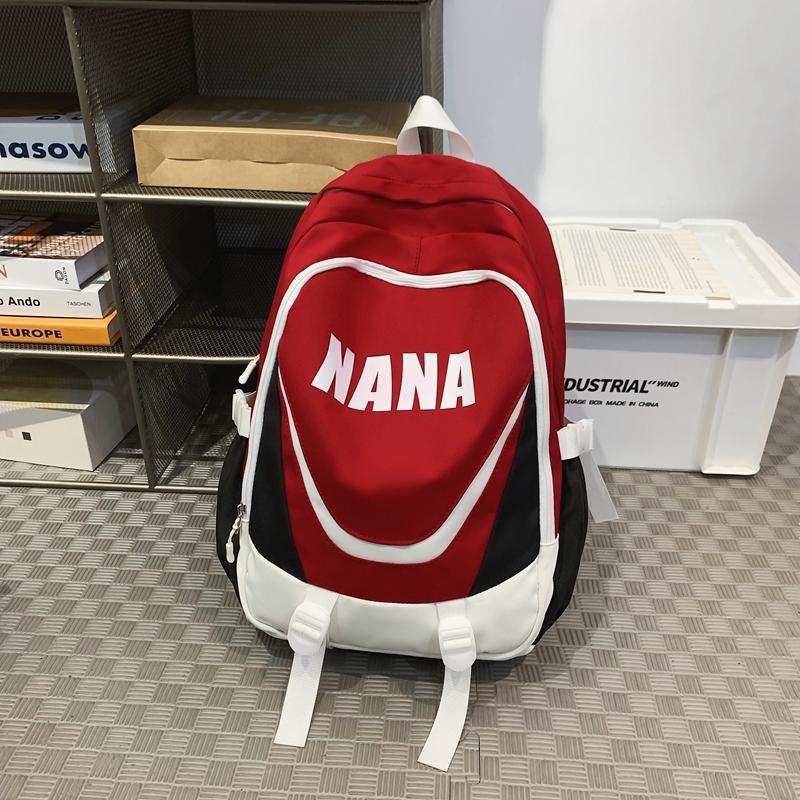 Женский рюкзак с цветными блоками большой вместимости — фото 11