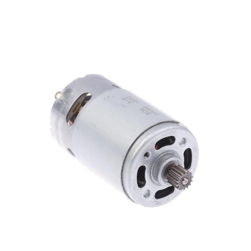 21V 14 Dişli Mikro Dc Motor Rs 550 28000Rpm Mini Şarjlı El Testeresi Motoru Zincirli Testere