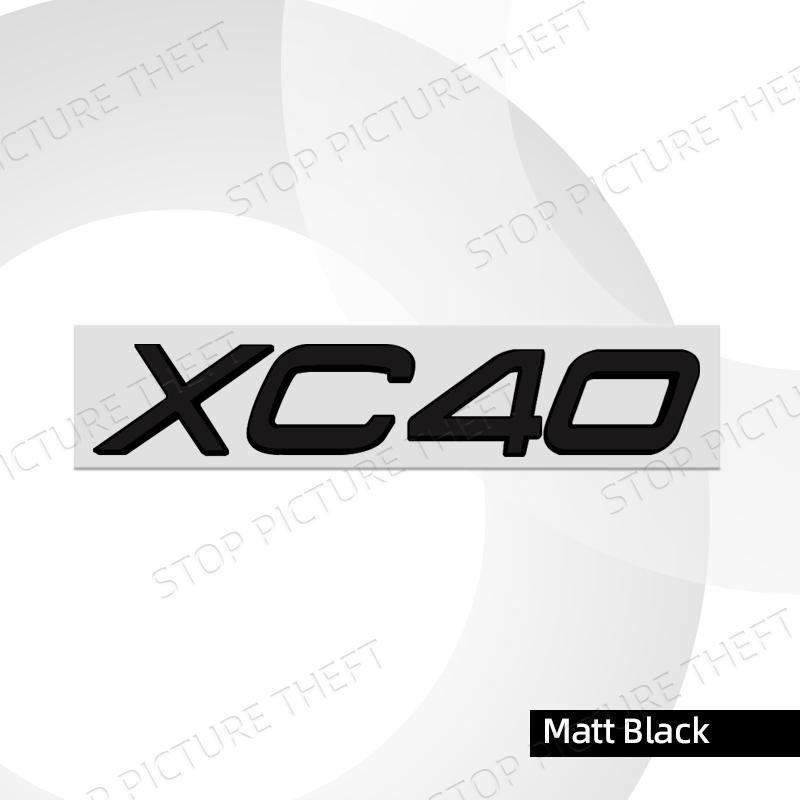 Metal Alloy For Volvo XC90 XC60 XC70 XC40 AWD Logo Car Trunk Fender Sticker Decoration Emblem Badge Accessories Glossy black