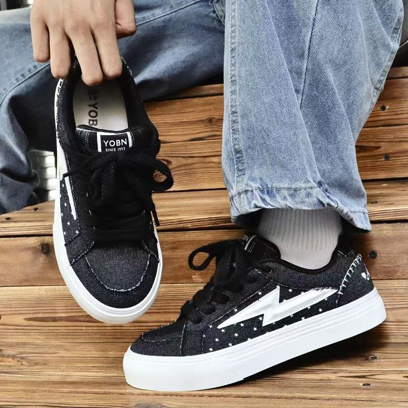 Men Casual Board Sneakers Low Top Walking Commuting Travel Street Everyday Comfortable Fashion Footwear Daily Wear Sizes 39-44