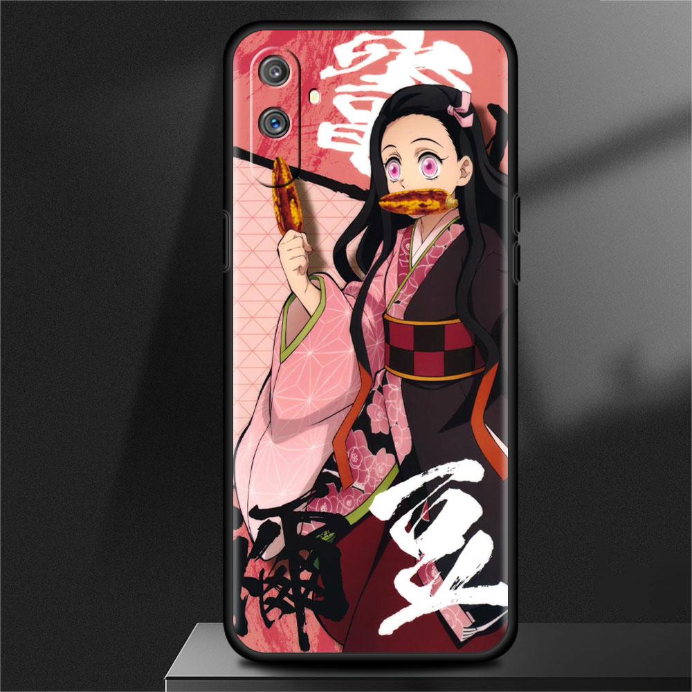 Case For Oppo Realme 8 C21Y 8i GT Neo 2 3 C21 7 9 Pro 6 C35 C20 Master C15 C12 C11 Silicone Phone Cover Demon Slayer Anime Funda