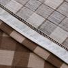 Satin Bedding 220x200cm Beige Brown Leopard Print