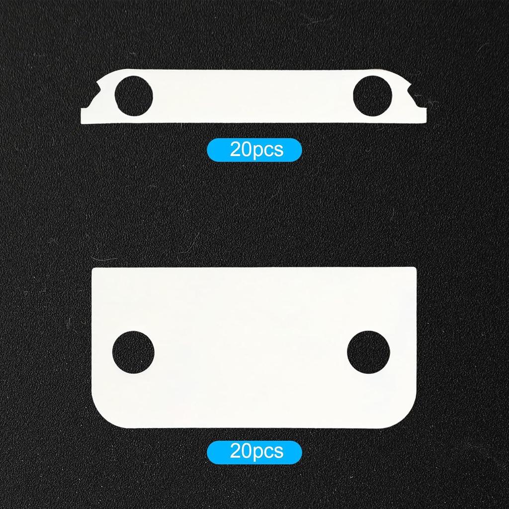 40pcs Adhesive Replacement Tapes for Ring Alarm Contact Sensor 2nd Gen, Premium 20 Sensor Pads & 20 Magnetic Pads Strong Double-Sided Sticky Strips
