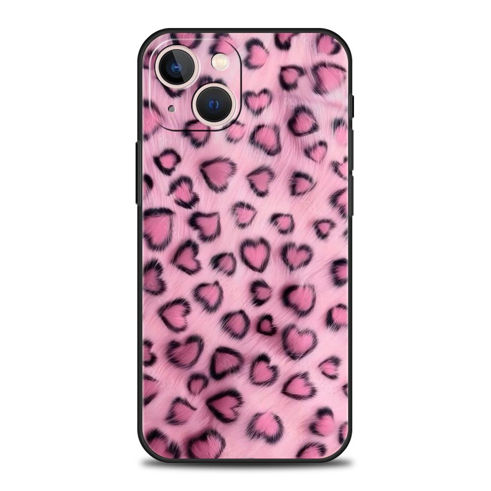 Luxury TPU Phone Case For iPhone 17 Air 16E 16 11 15 14 Pro MAX 12 13 7 8 Plus X XR XS SE 2022 Cover Fashion Tiger Leopard Print