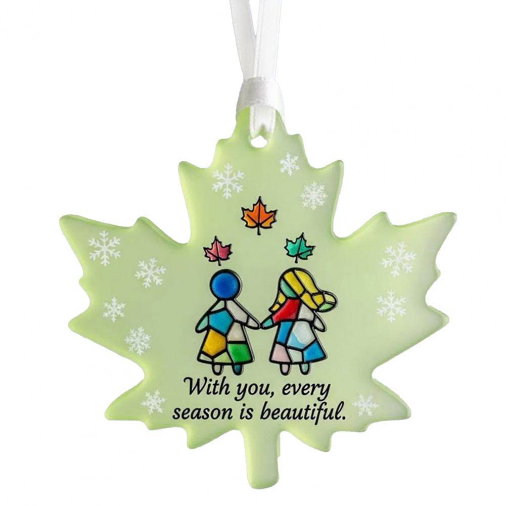 Sea Glass Art Friendship Ornament Snowflake/Shell Shaped Christmas Tree Hanging Ornaments Handmade Design for Best Friends