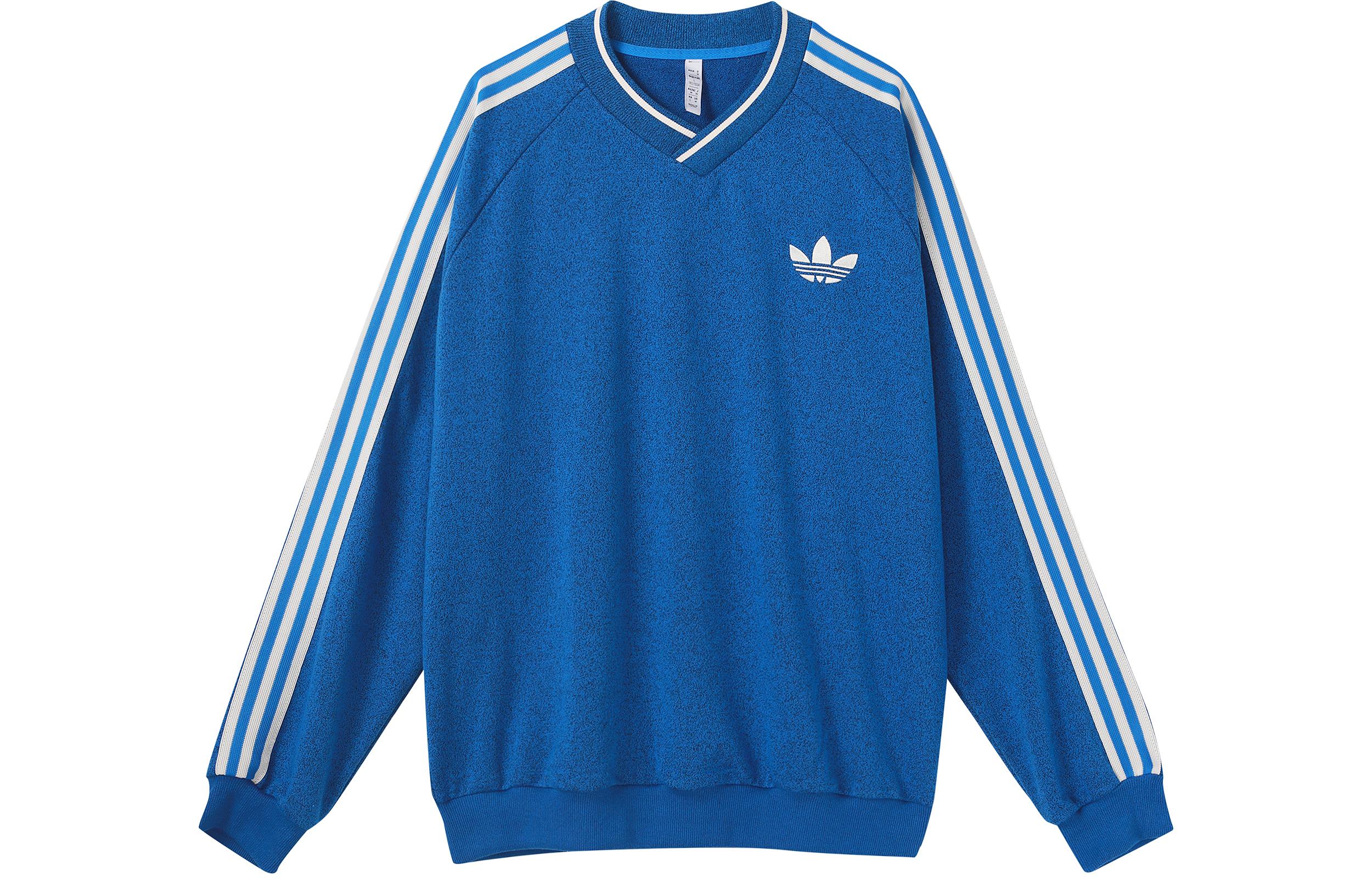 

Adidas Originals SS23 Adicolor 70s Sweatshirts Men s Blue Crew Neck Moderate Regular IP6989 XXXL