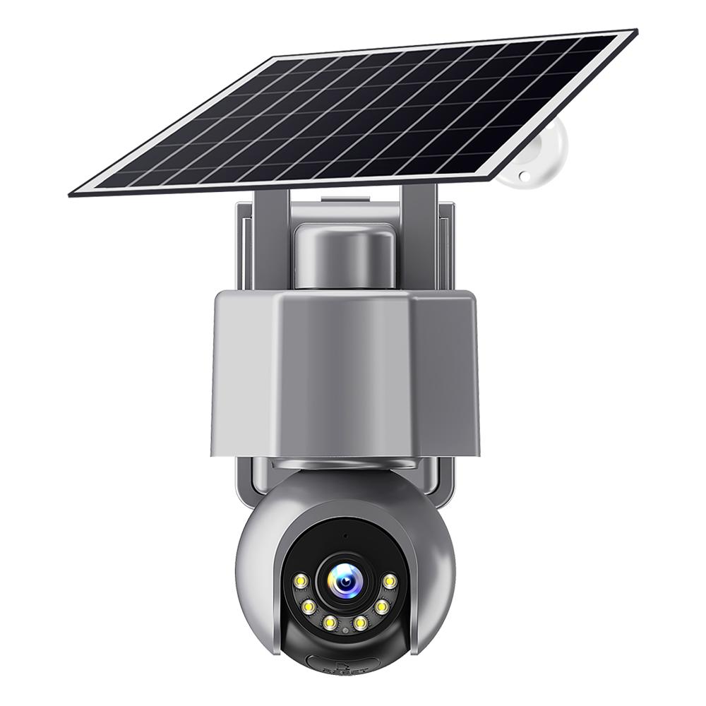 AOV Solar Outdoor Camera – 4G & WiFi Wireless, 360° Full View Security with Color Night Vision