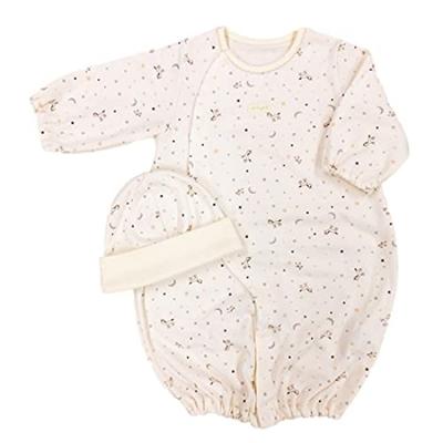 Made In Printed R701 [Angel] Japan, Newborn, 100% Cotton, Two-Way All, 50-70cm, (Beige)