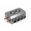 Car Underdash 12V Heater Dual Side 8 Port 14 Pass All Copper Coil 26.5*17.5*11cm