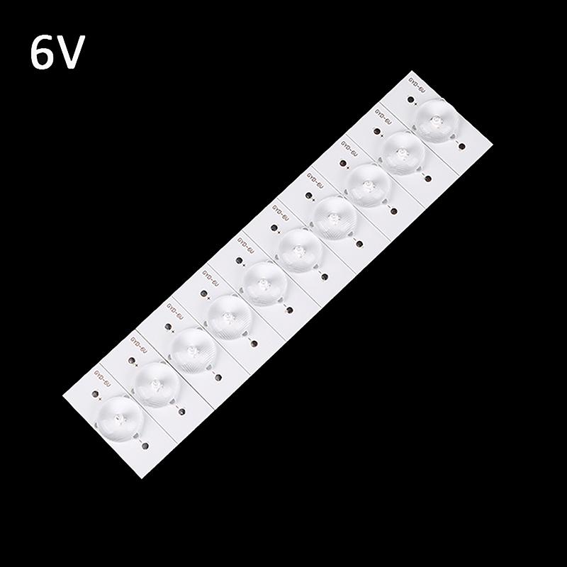 10Pcs General Direct Type 3V 6V Lamp Beads Tv Led Backlight With Optical Lens