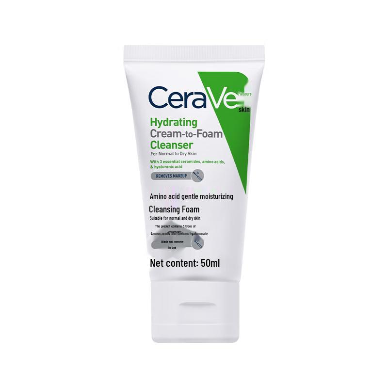 CeraVe Amino Acid Hydrating Foaming Cleanser 50ml
