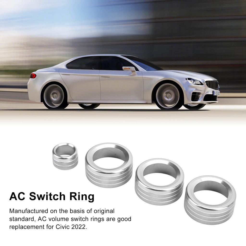AC Volume Knob Cover Aluminium Alloy Stylish Perfect Fit Replacement for 2022