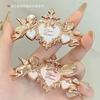 Flower Know Swan Ballet Angel Strawberry Cupid Pearl Shell Collection 15 Hairpins