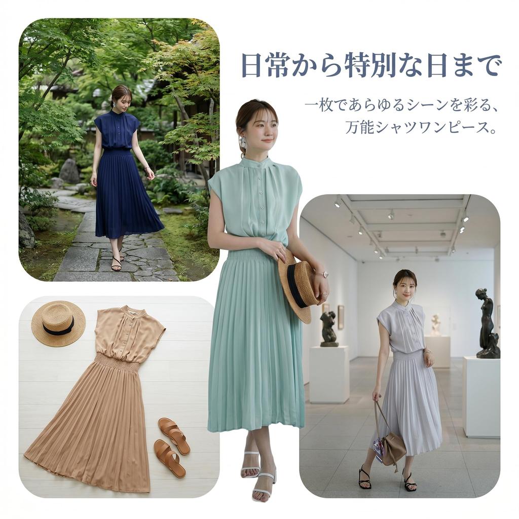 Pleated Dress for Short Long Shirt Party Elastic Plus Suitable for Entrance Casual Autumn [NONELECEDOLE] Women, Sleeve, A-line, Length, Dress, Tucked,