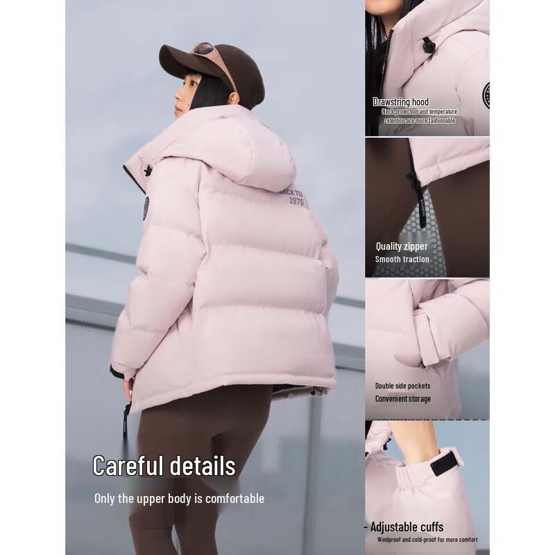 Bosideng B250246390 Hooded Thick Warm Down Jacket