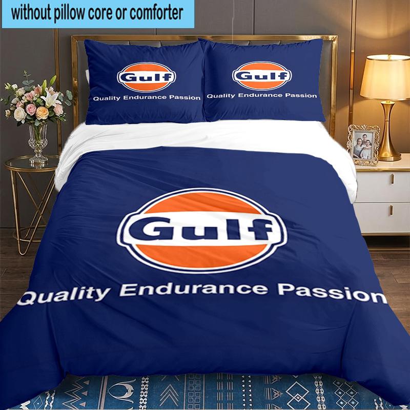 3PCS Gulf Car Bedding Set,Including 1pc Duvet Cover And 2pcs Pillowcases Perfect for Bedroom, Dormitory, Large size Fan Christmas gift