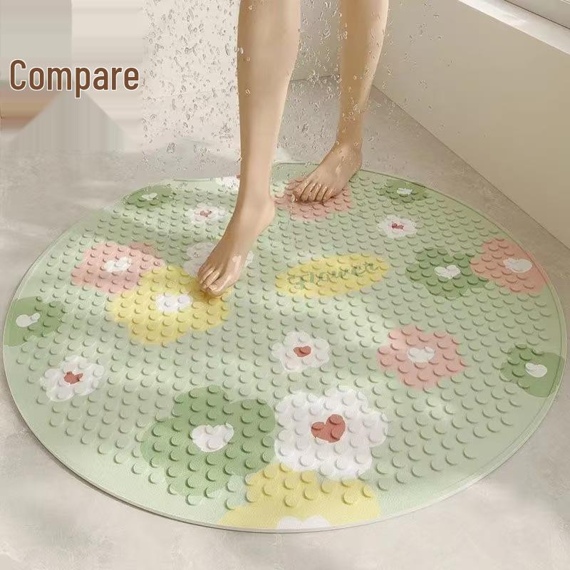 Children's Non-slip Cartoon Bathroom Mat with Suction Cups