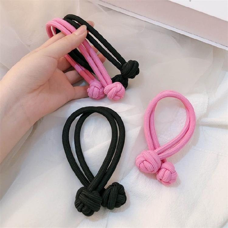 Chinesische Knoten Weiche Elastische Haarbänder Bequeme Accessoires Haargummis Bunte Haarbänder Elastische Haargummis