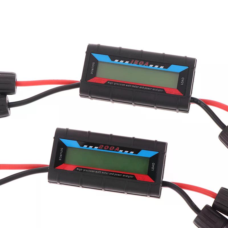 150A/200A Solar Energy Tester With Photovoltaic Connector Power Meter RC Model Aircraft Power Meter Analyzer Current Power Meter