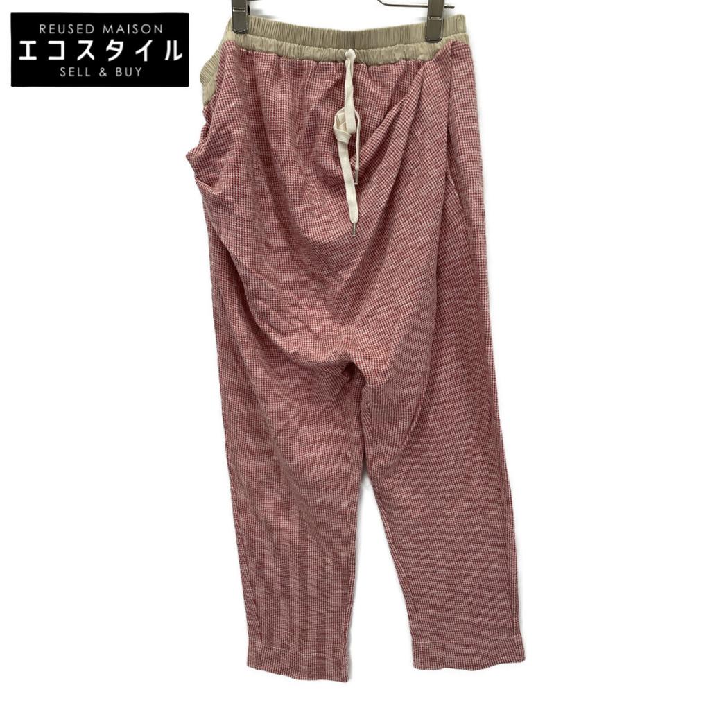 VivienneWestwoodRedLabel 12-01-751018 Red Houndstooth Easy Pants Bottoms M RedUsed