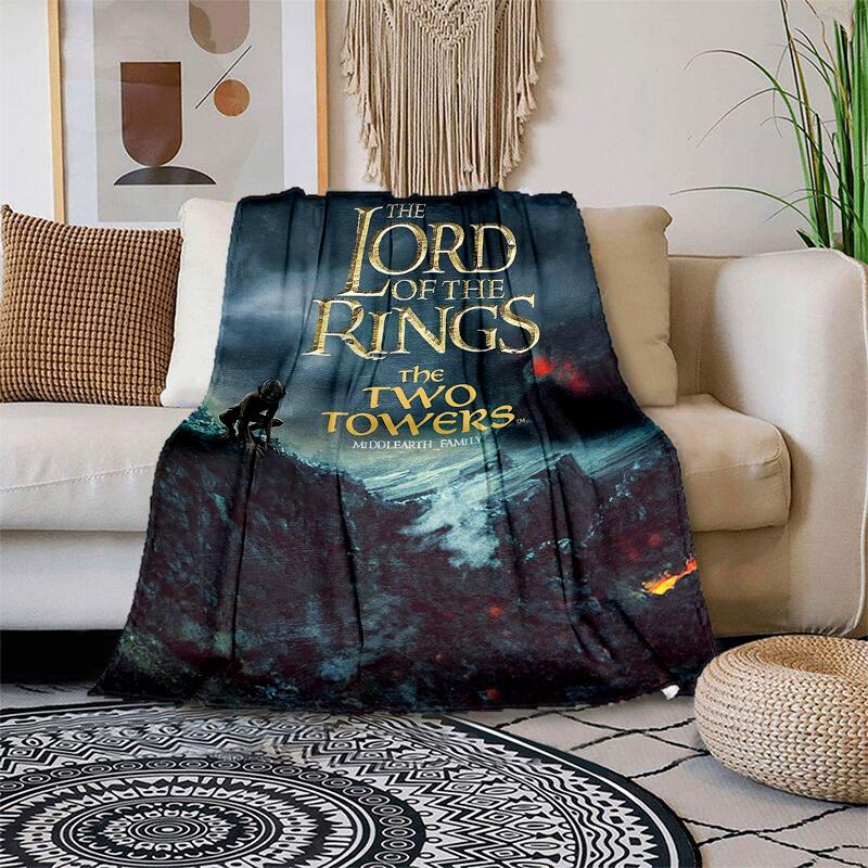 

1pc Middle earth Family: Two Towers Edition Cartoon Blanket,Portable Throw for Travel & Camping, All Season Cozy Blanket,Ideal Gift 80cmx120cm
