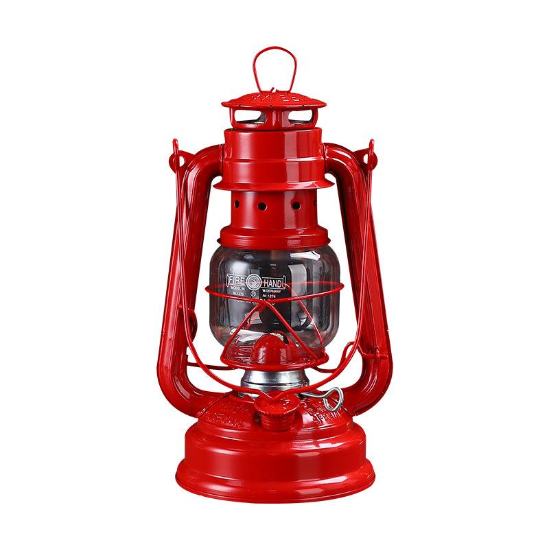 Retro Iron Oil Lamp for Camping, Lantern & Indoor Decor