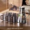 Borosilicate Glass Teapot and Cup Set