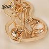 Cheongsam Badge Women Brooch Sparkling Rhinestone Imitation Pearl Inlaid Gourd