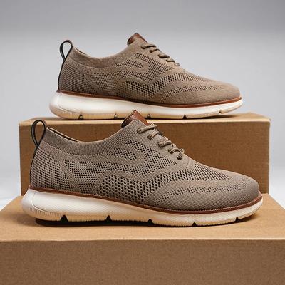 Scarpe Casual da Uomo Traspiranti Ammortizzate Oxford Comode in Maglia Formali Matrimonio Abito Ballerine Zapatos Hombre Taglia Plus
